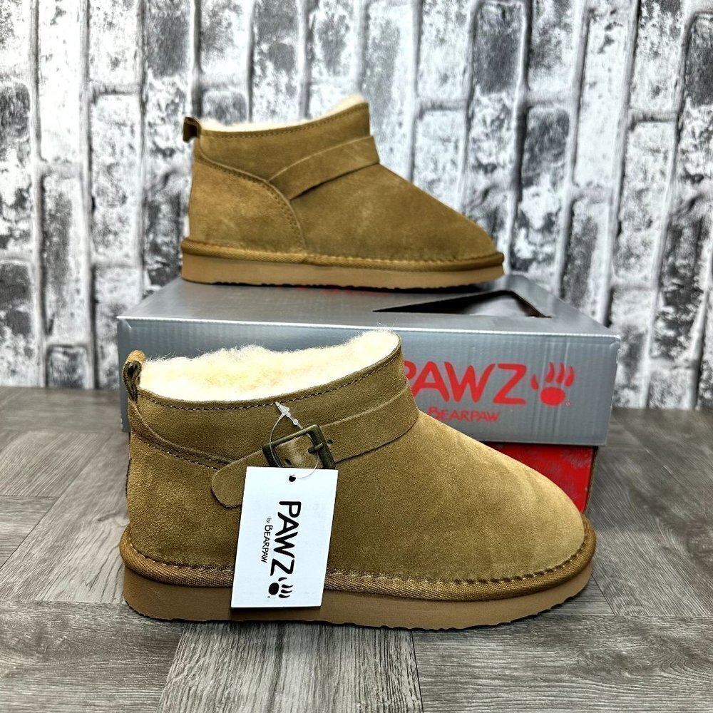 BearPaw Tan Kids Boots
